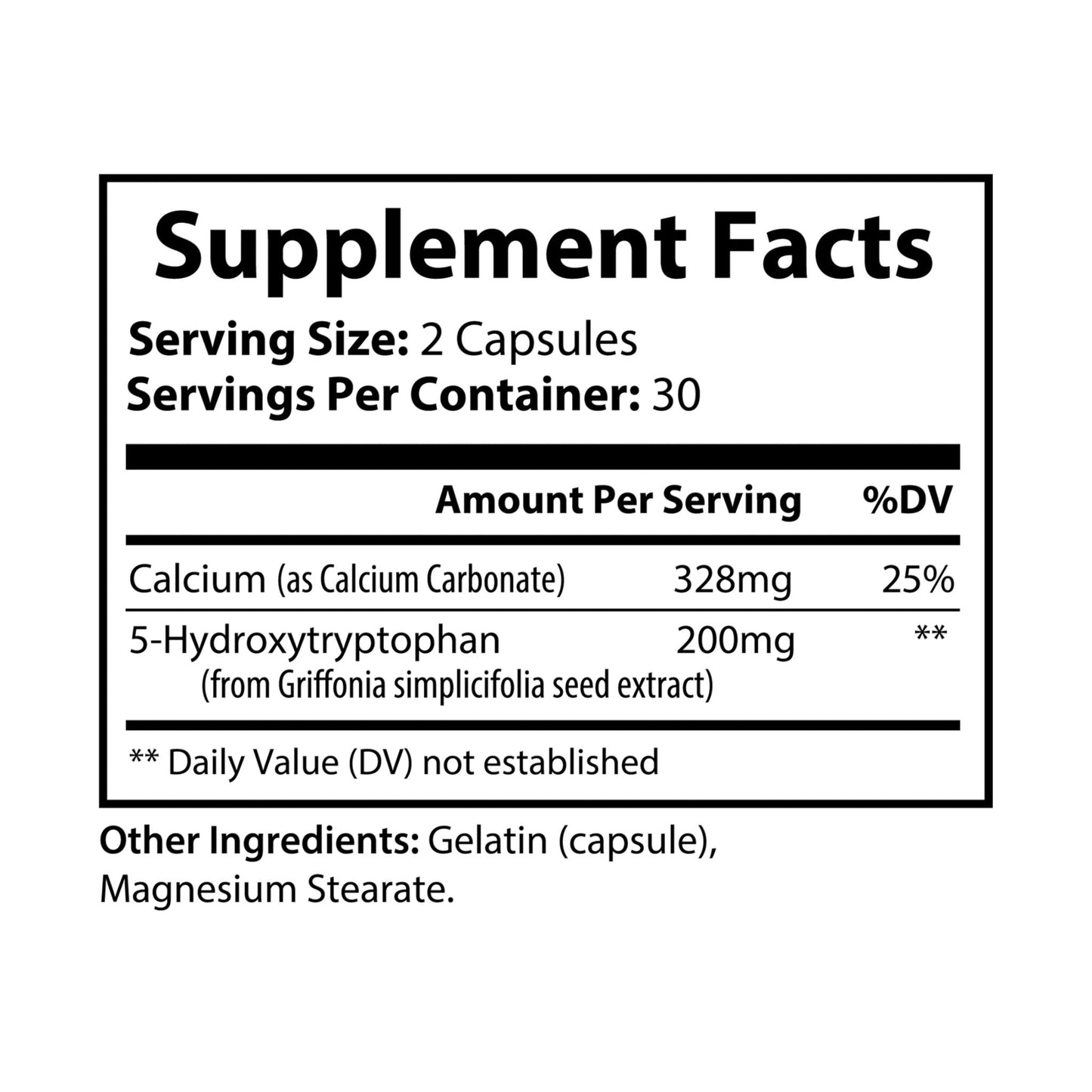 SERAPHASE 5-HTP Supplement (60 Capsules)